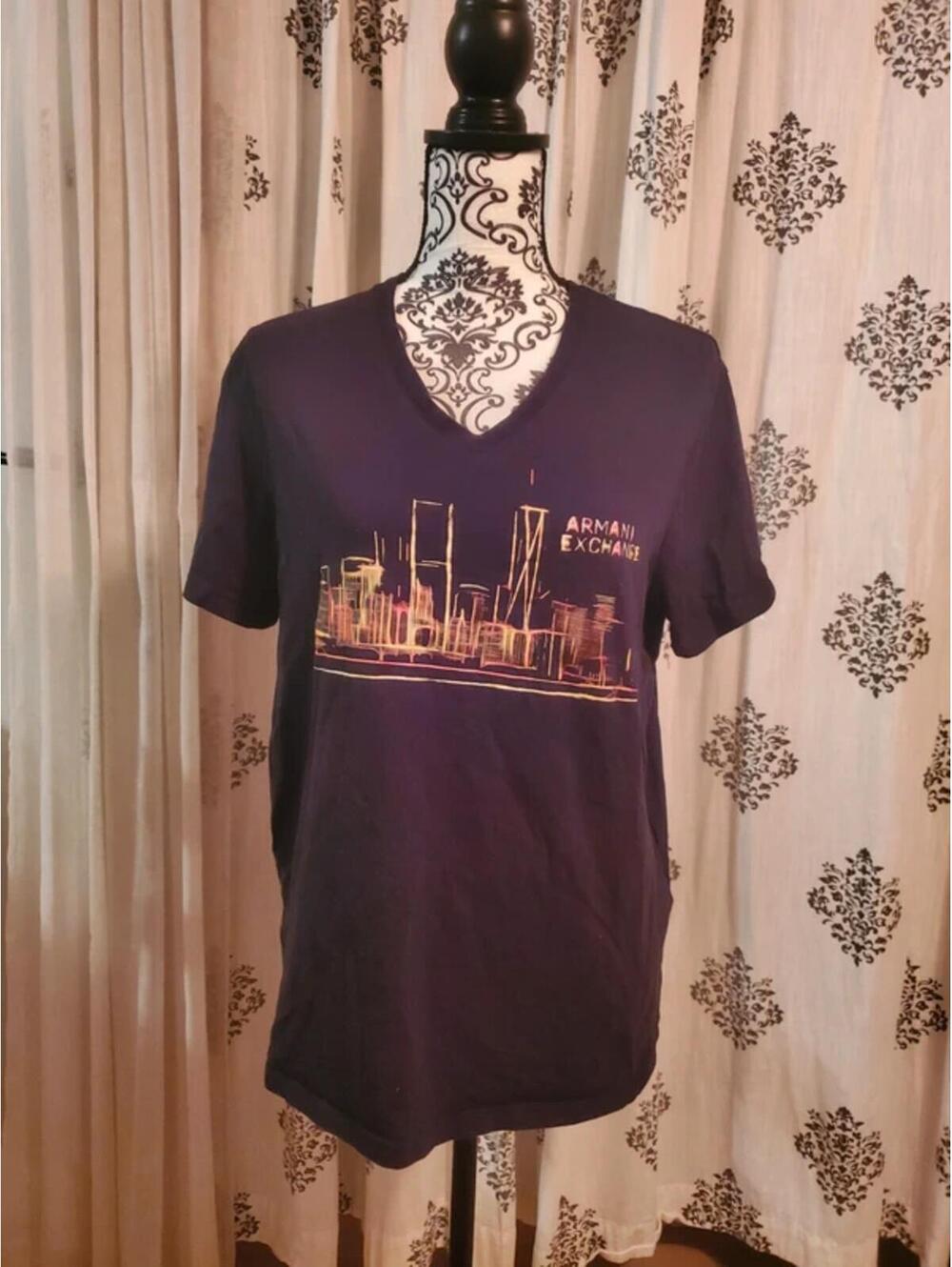 Armani Exchange V Neck T-Shirt